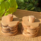 Wooden Flower Coasters